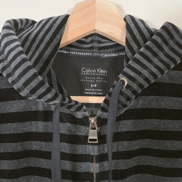 Calvin Klein Performance Women's Size Small Velour Rugby Hoodie Set - Picture 5 of 14